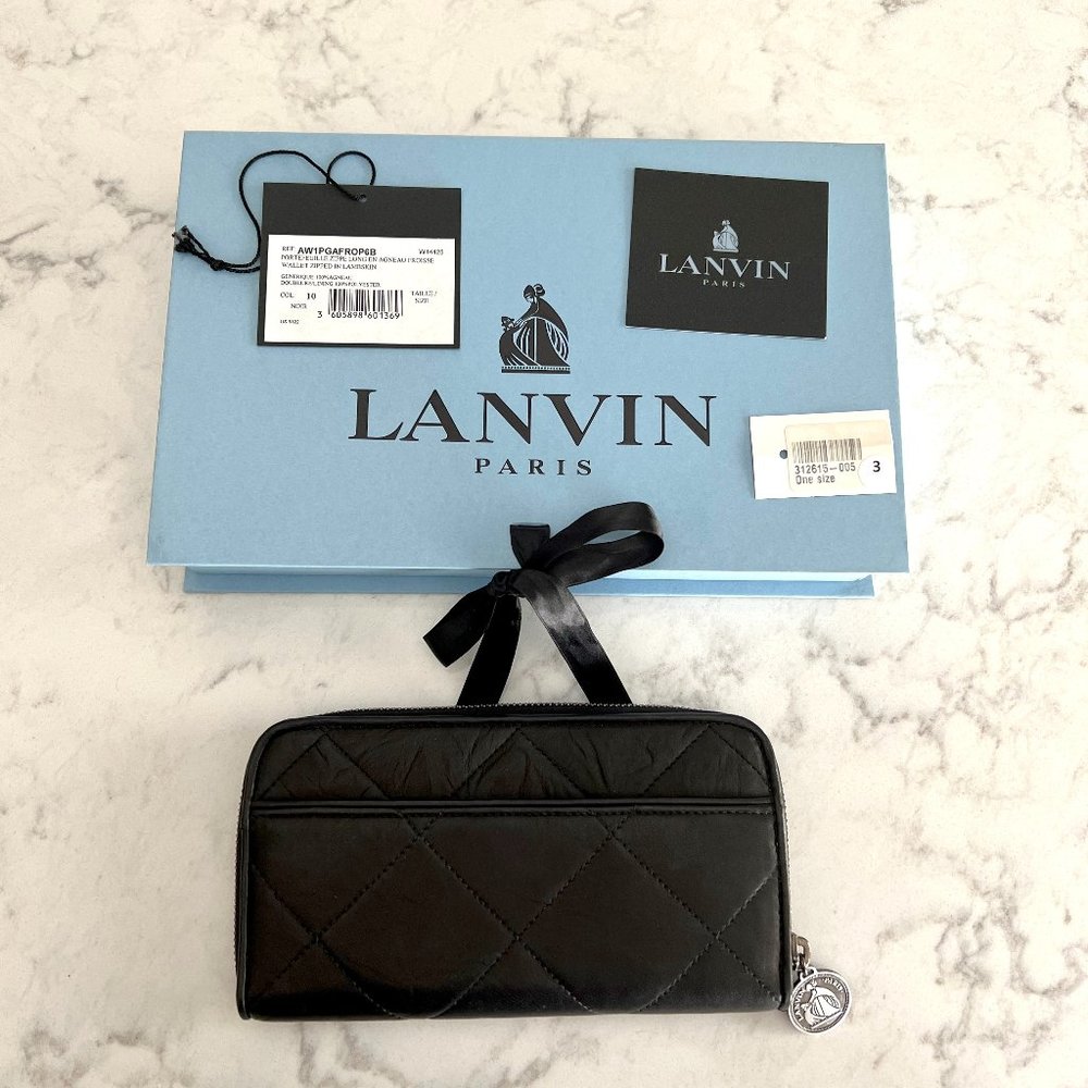 Lanvin Amalia Zip Continental Wallet